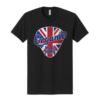 Organic Music Night British Invasion Tee Shirt