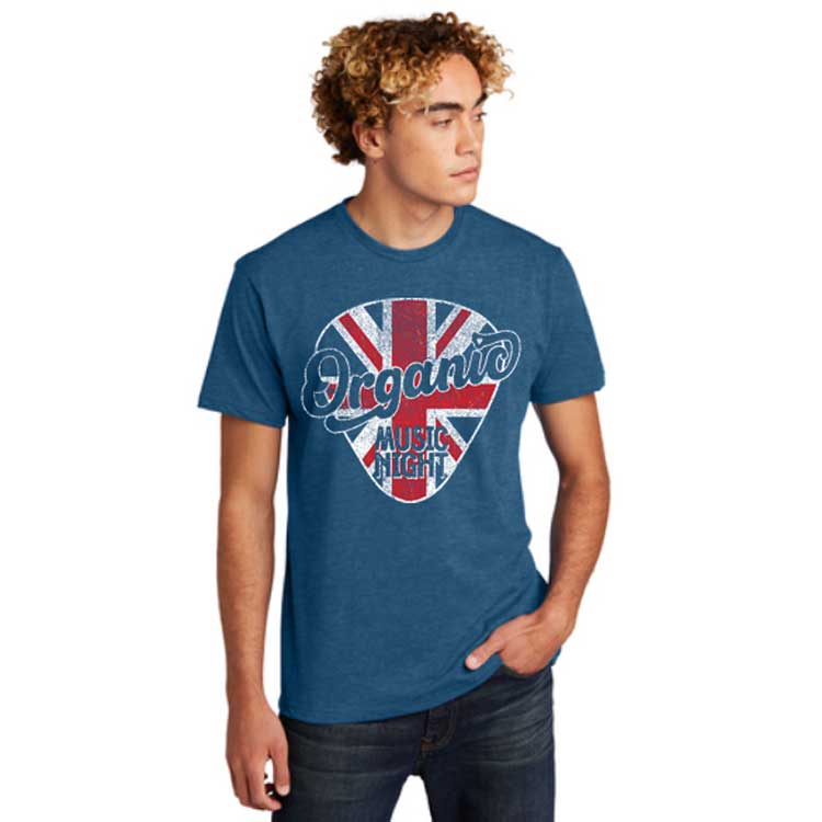 Organic Music Night British Invasion Tee Shirt