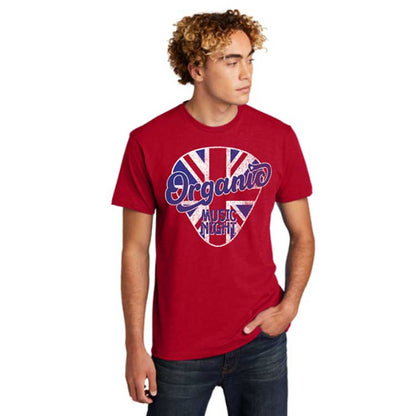 Organic Music Night British Invasion Tee Shirt