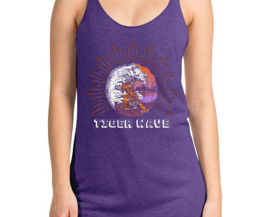 Tiger Wave Ladies’ Muscle Tank