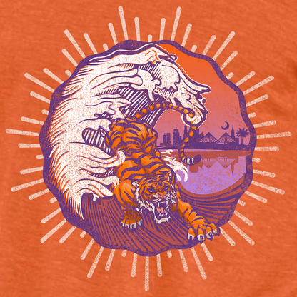 Tiger Wave Charleston Tee-Shirt