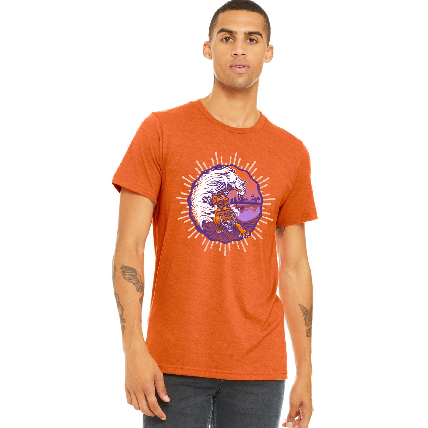 Tiger Wave Charleston Tee-Shirt