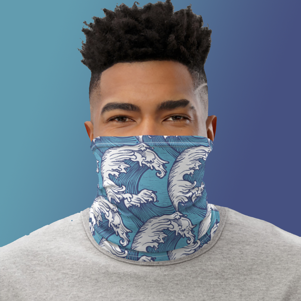 Waves All Day Face Mask / Neck Gaiter