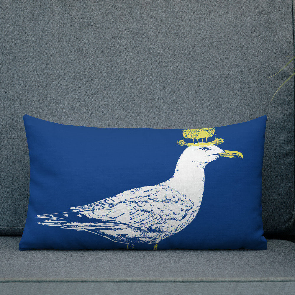 Dapper Seagully Premium Pillow