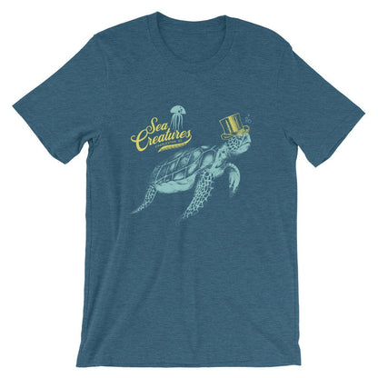 Sea Turtle Goes to the Opera Short-Sleeve Unisex T-Shirt