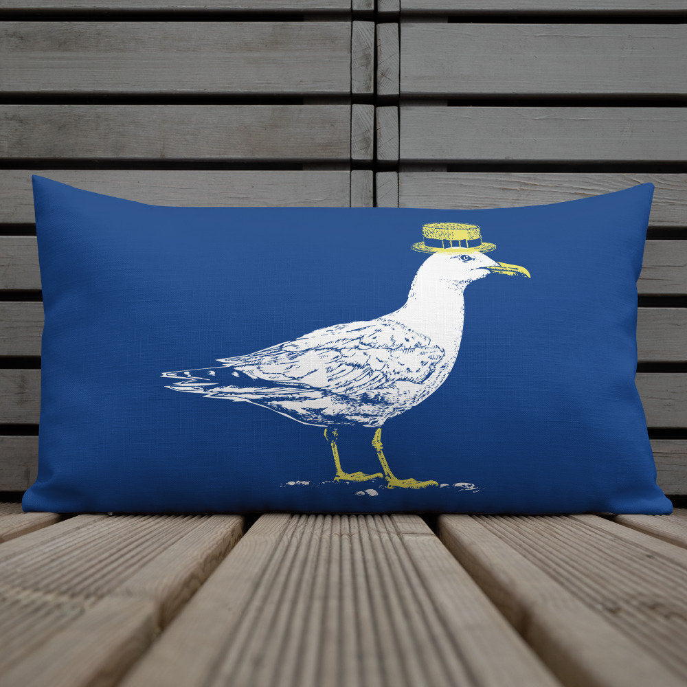 Dapper Seagully Premium Pillow