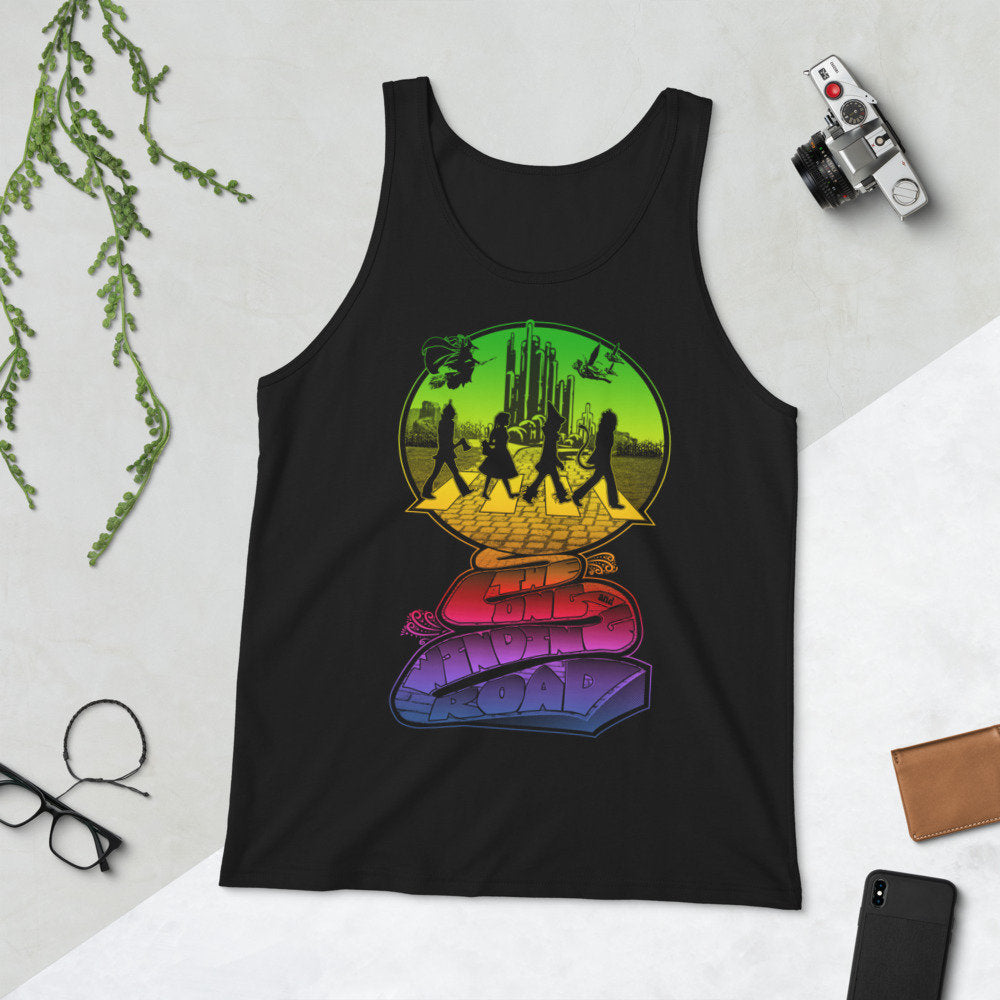 The Long and Winding Yellow Brick Road Unisex Tank Top