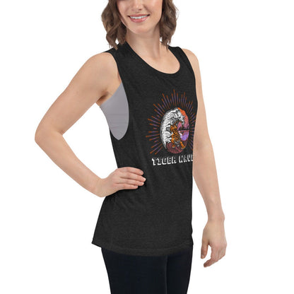 Tiger Wave Ladies’ Muscle Tank