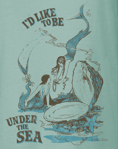 I'd Like to Be Under the Sea Mermaid Ladies’ Muscle Tank